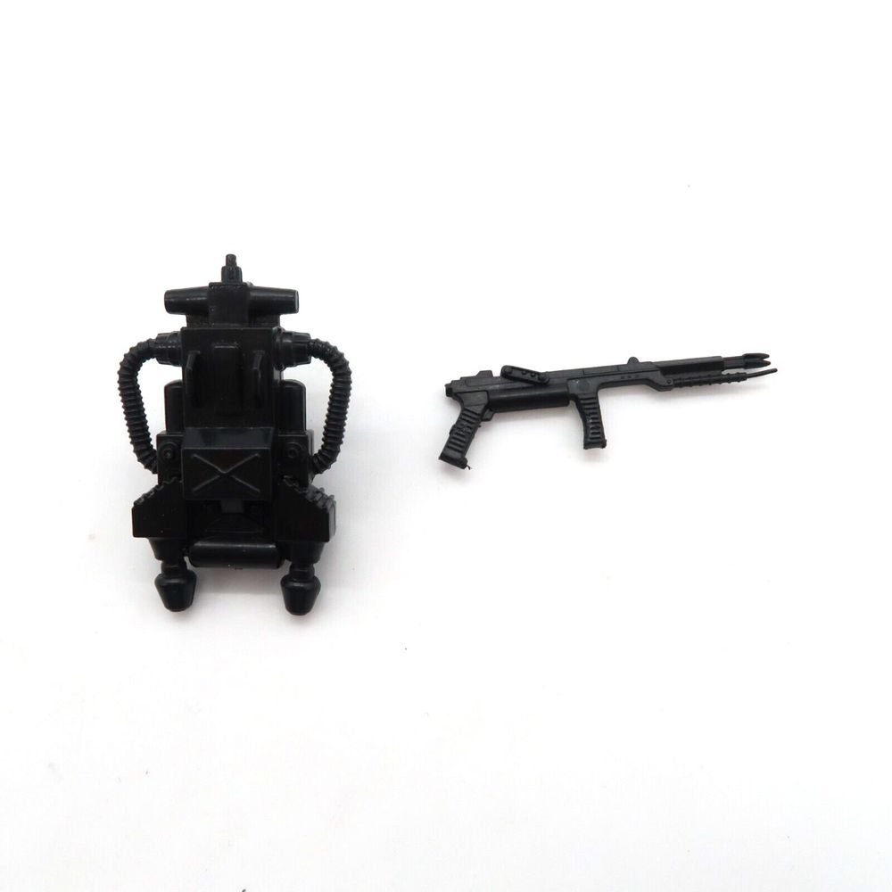 Vintage Hasbro GI Joe 1985 Cobra Eels Toy Accessory Lot Backpack & Gun
